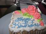 Birthday Cake CloseUp